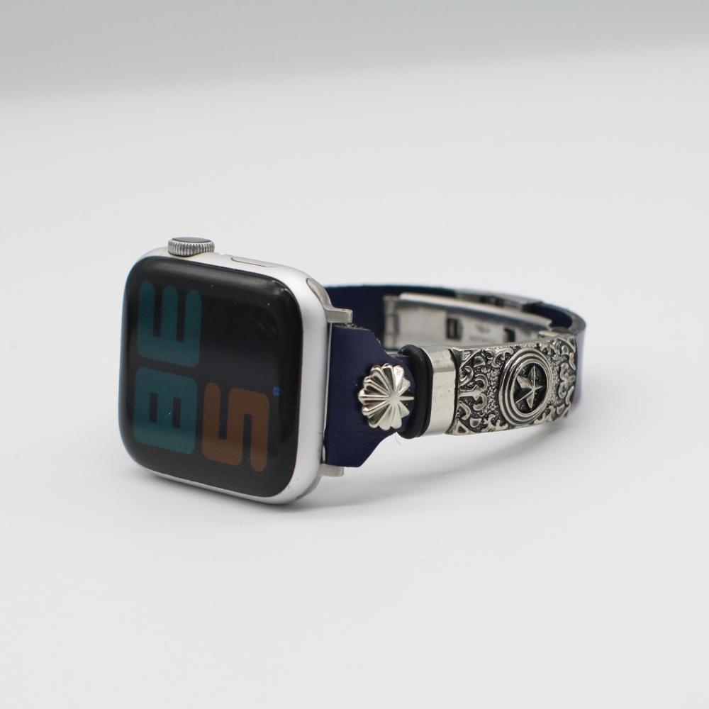 Bracelet Montre Cuir Embossé Rétro – Remplacement DIY Vintage – Bracelet Montre Universel