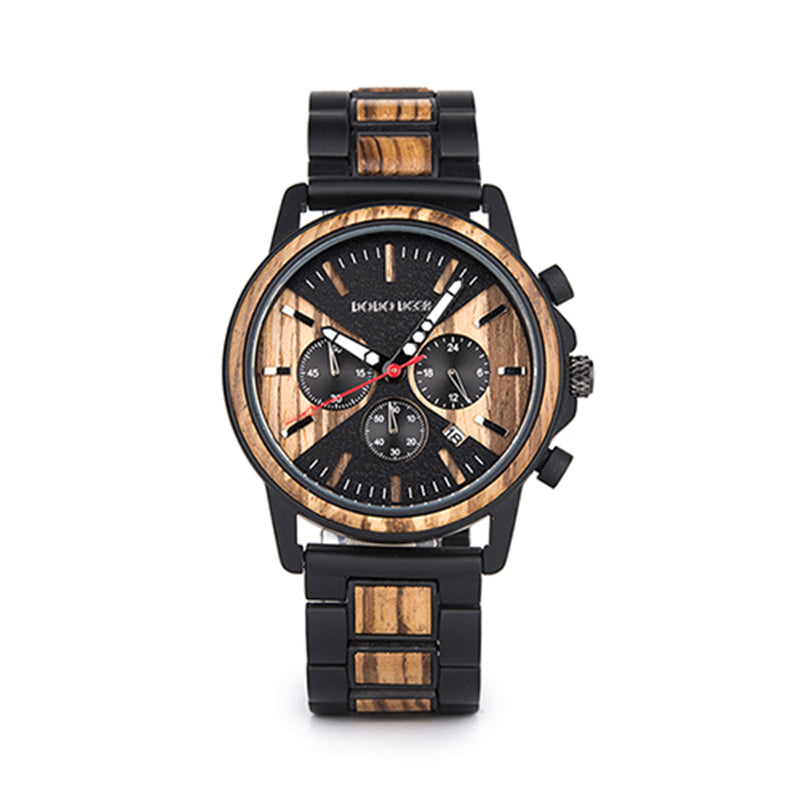 Montre en Bois Naturel Éco-Responsable – Montre Bois Artisanale Unisexe