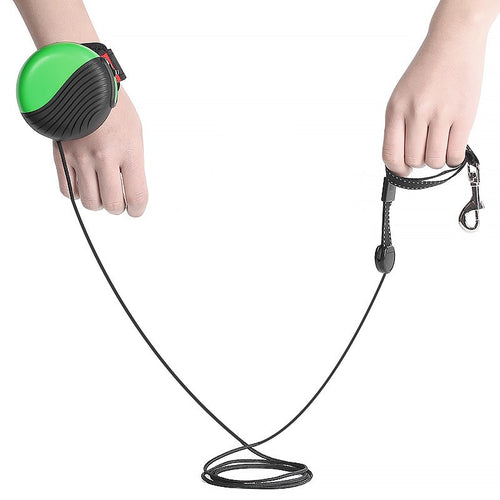 Bracelet-Laisse Mains Libres Style Montre – Laisse Poignet pour Chien | Promenade Confortable