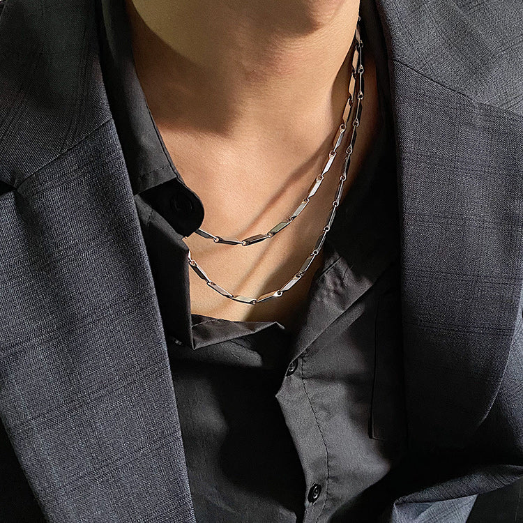 Collier diamant tendance hip hop