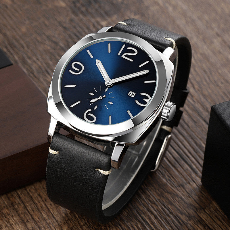 Montre Homme Grand Cadran Minimaliste – Quartz Fashion Tendance