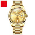 Montre homme lumineuse étanche Business – Bracelet acier élégant