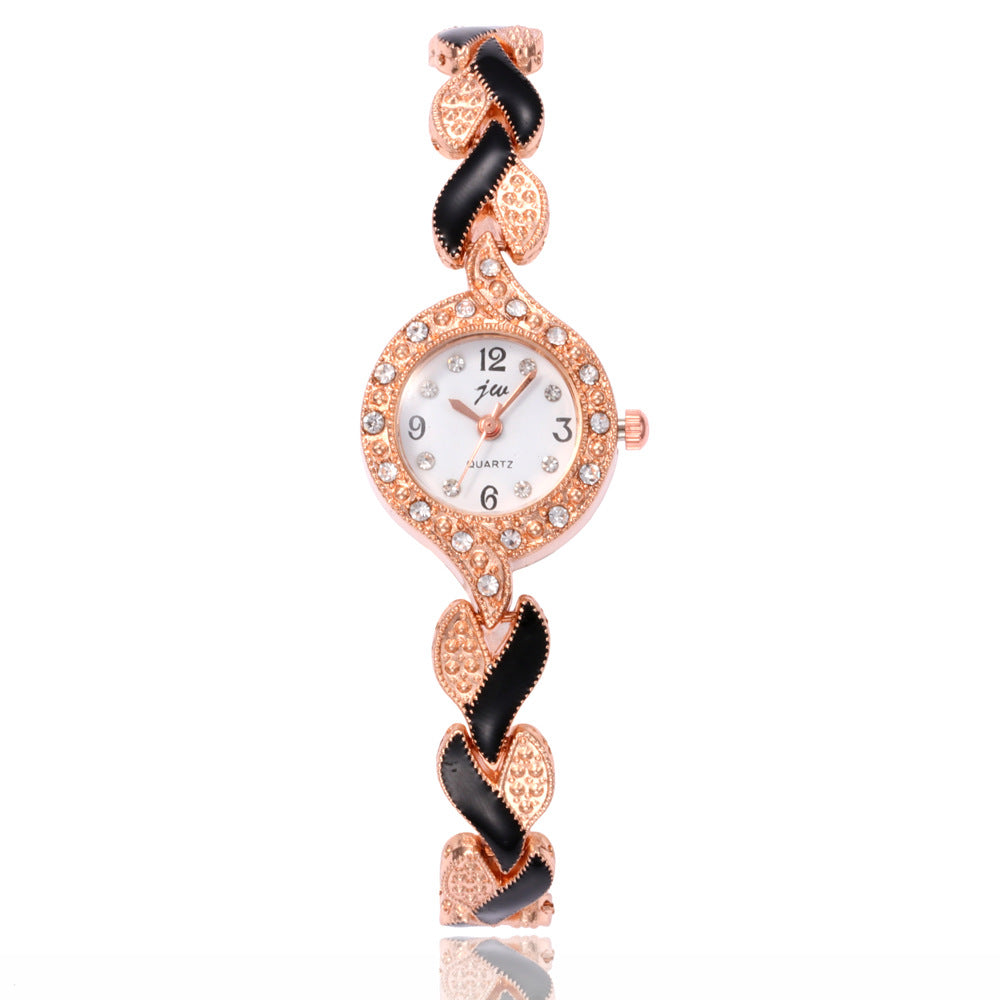 Montre Bracelet Feuille Quartz – Bijou Montre Femme Nature