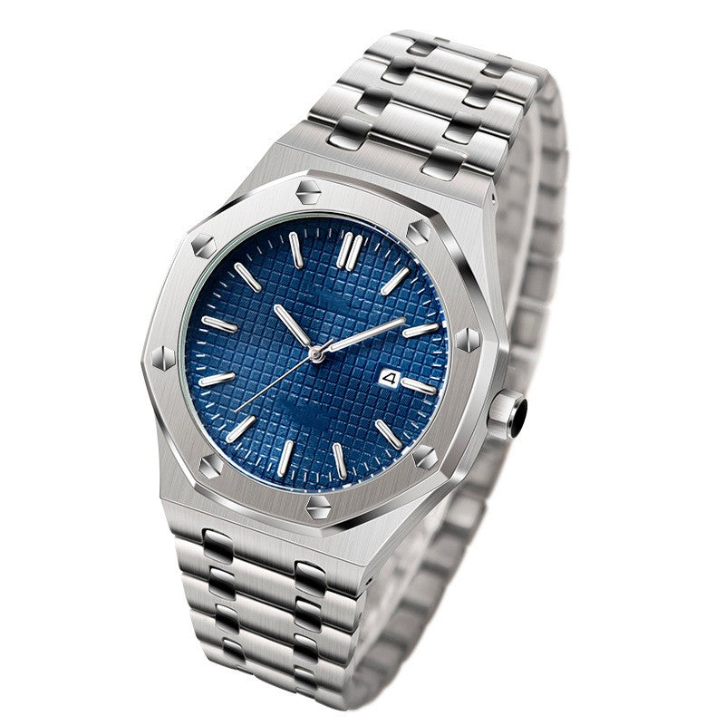 Montre Homme Analogique Quartz Rétro – Bracelet Cuir Vintage Classique