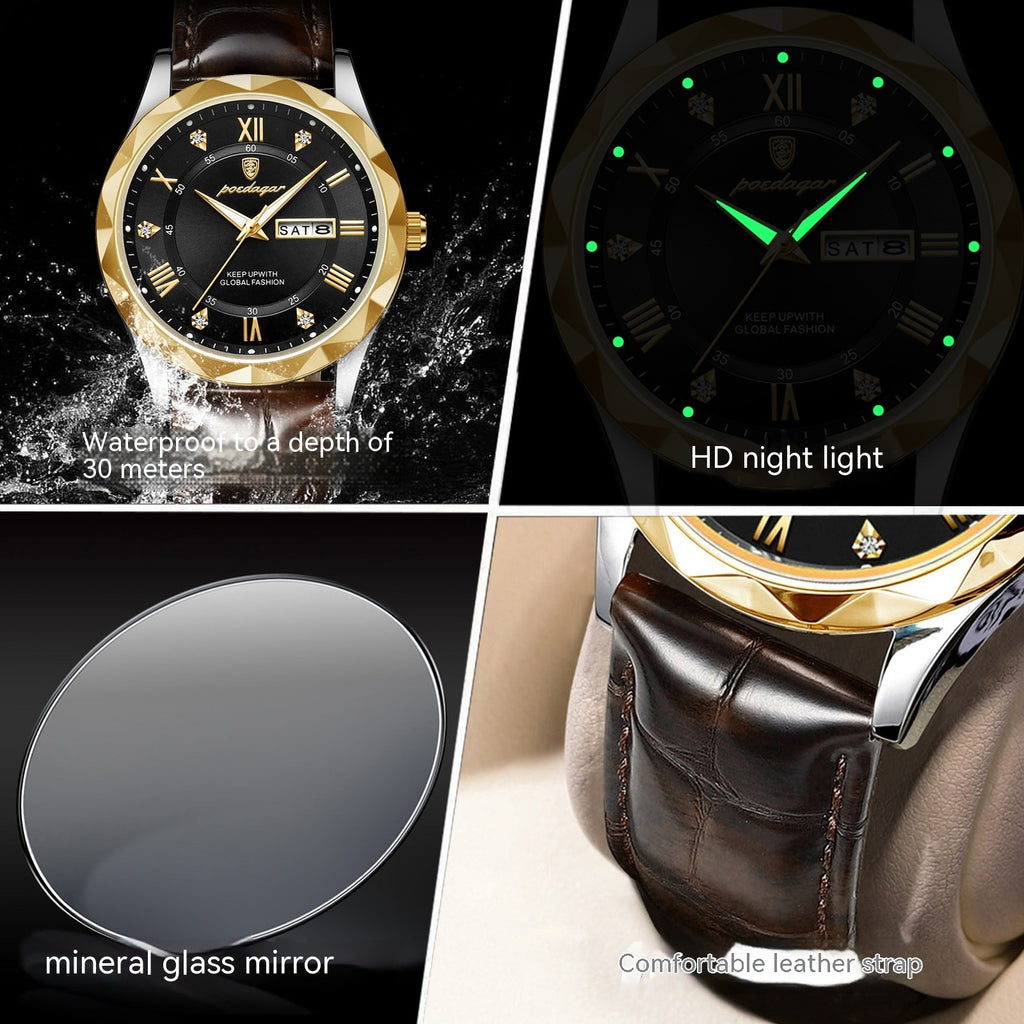 Coffret Montre Femme Bijoux 5 Pièces – Quartz Fashion Cadeau Luxe