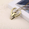 Fashionhorn Helmet Necklace Sweater Necklace