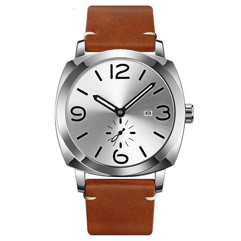 Montre Homme Grand Cadran Minimaliste – Quartz Fashion Tendance