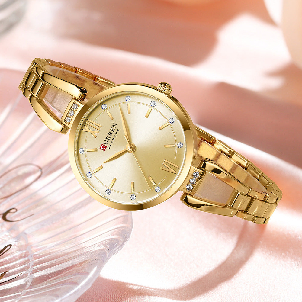 Montre Femme Petit Cadran Quartz Simple – Waterproof Élégant Casual