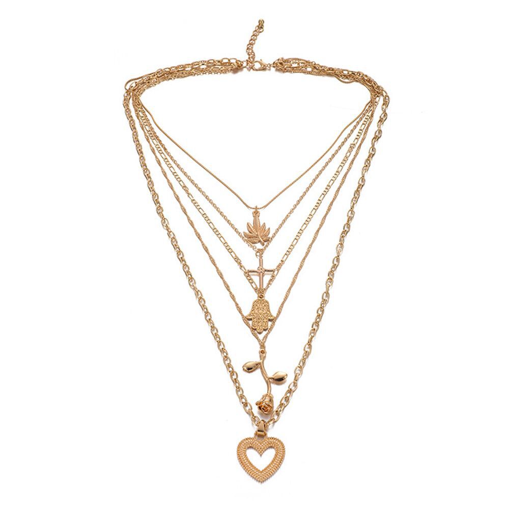 Pendentif collier vintage en alliage