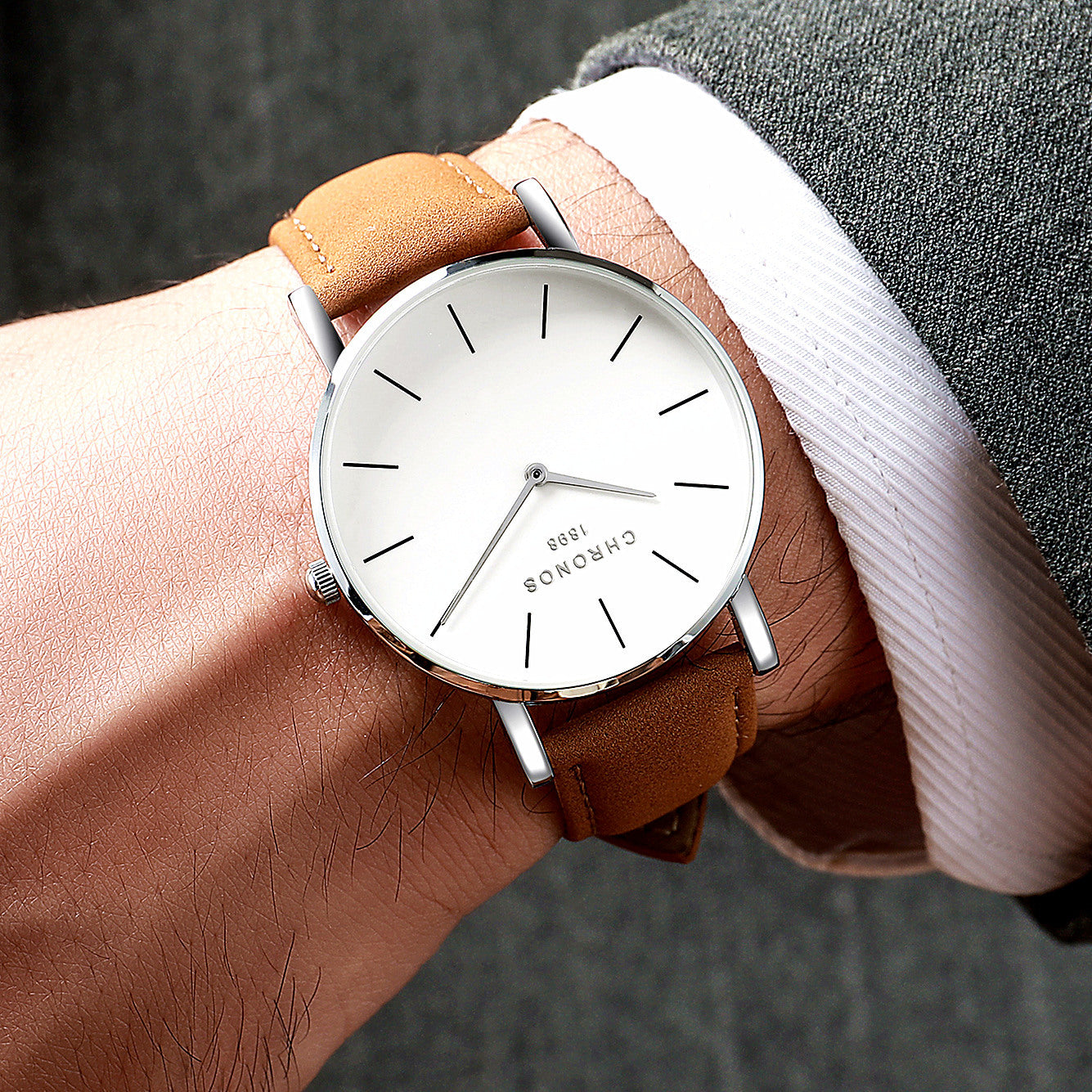 Montre Homme Casual Ultrafine Waterproof – Quartz Simple Fashion