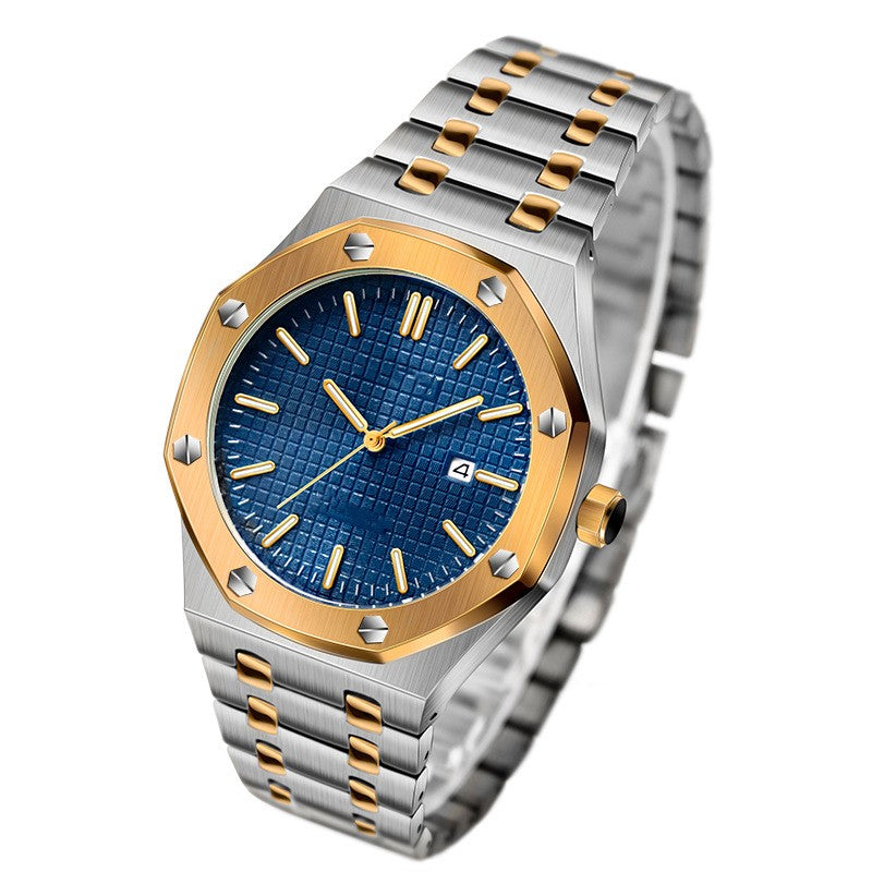 Montre Homme Analogique Quartz Rétro – Bracelet Cuir Vintage Classique