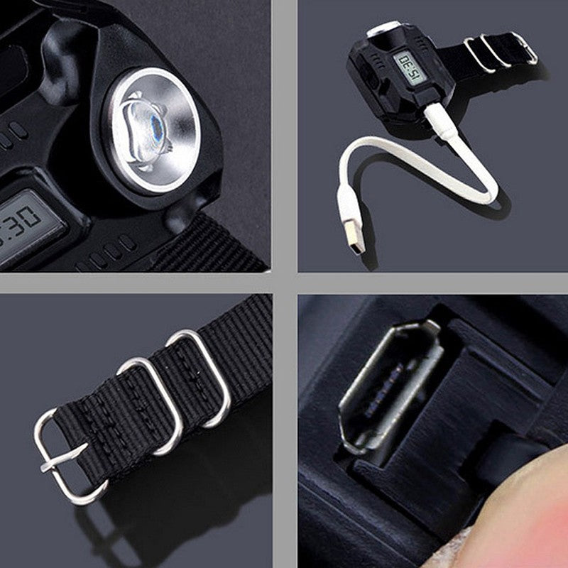 Montre Tactique LED Lampe Torche Intégrée – Montre Homme Militaire