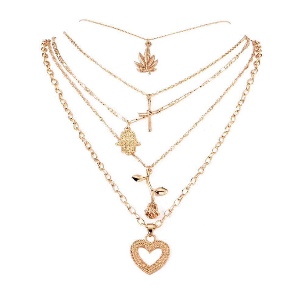 Pendentif collier vintage en alliage