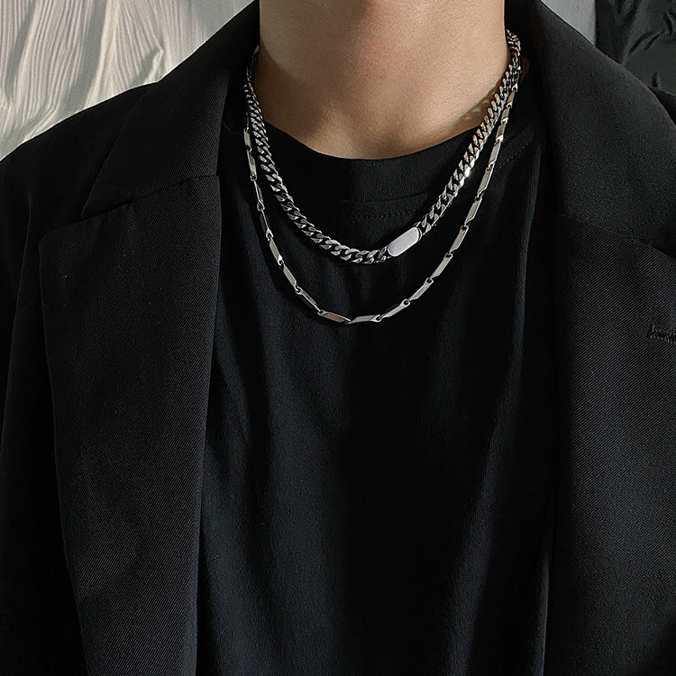 Collier diamant tendance hip hop
