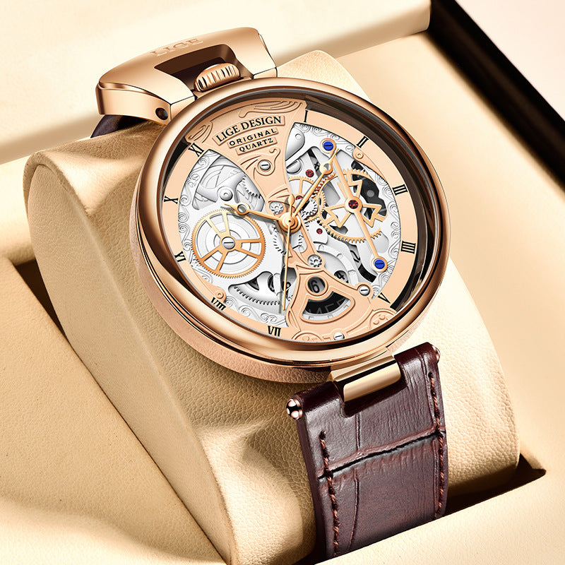 Montre Homme Fashion Waterproof – Quartz Cadran Élégant
