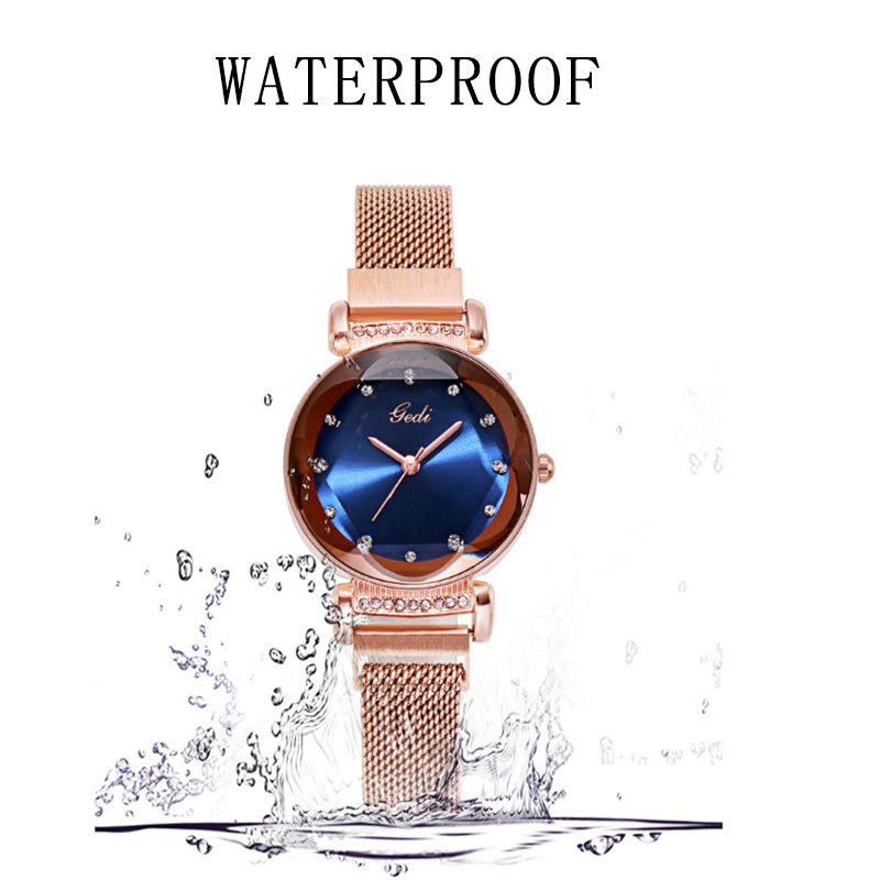 Montre Femme Magnétique Fashion – Quartz Simple Bracelet Universel