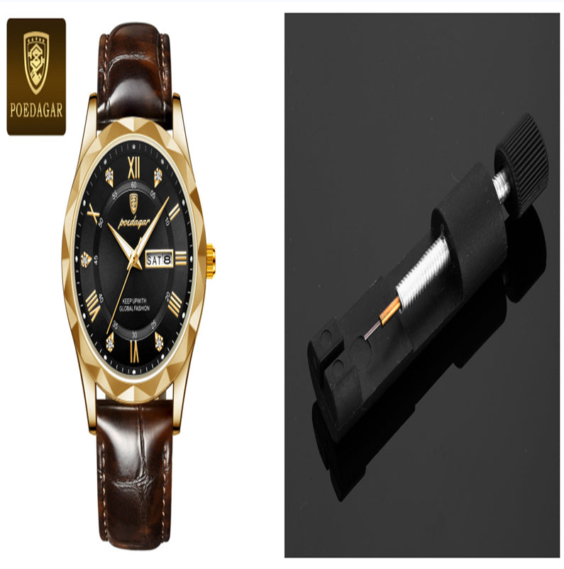 Coffret Montre Femme Bijoux 5 Pièces – Quartz Fashion Cadeau Luxe