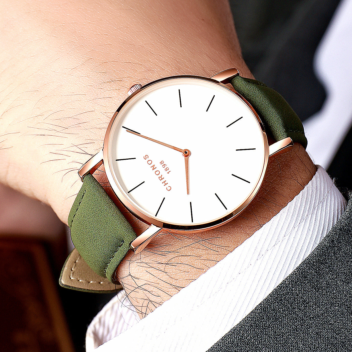 Montre Homme Casual Ultrafine Waterproof – Quartz Simple Fashion