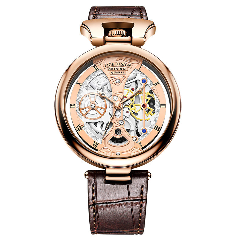 Montre Homme Fashion Waterproof – Quartz Cadran Élégant