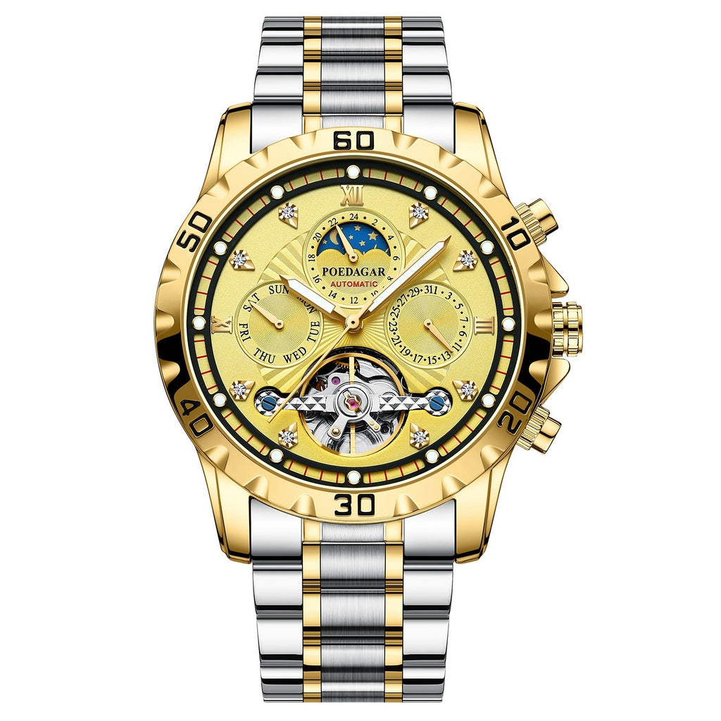 ntre Homme Mécanique Waterproof Luxe – Multifonction Acier